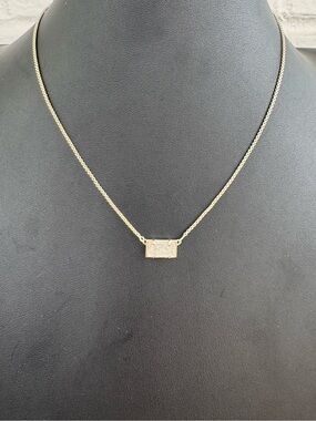 Kendra Scott Pattie Necklace in Gold & Iridescent Drusy